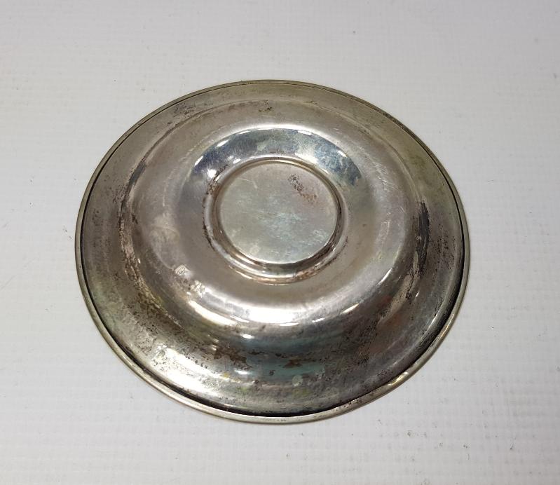 ANTİKA GÜMÜŞ KAHVE FİNCAN ZARFI TABAĞI