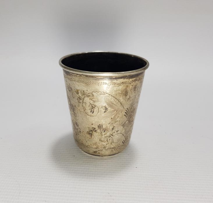 ANTİKA GÜMÜŞ SU BARDAĞI