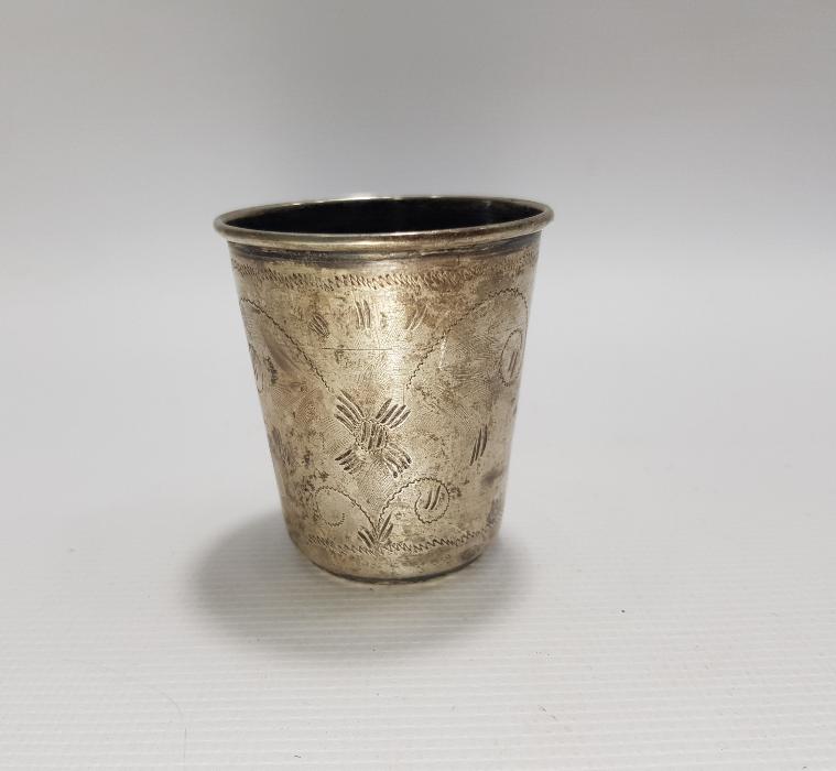 ANTİKA GÜMÜŞ SU BARDAĞI