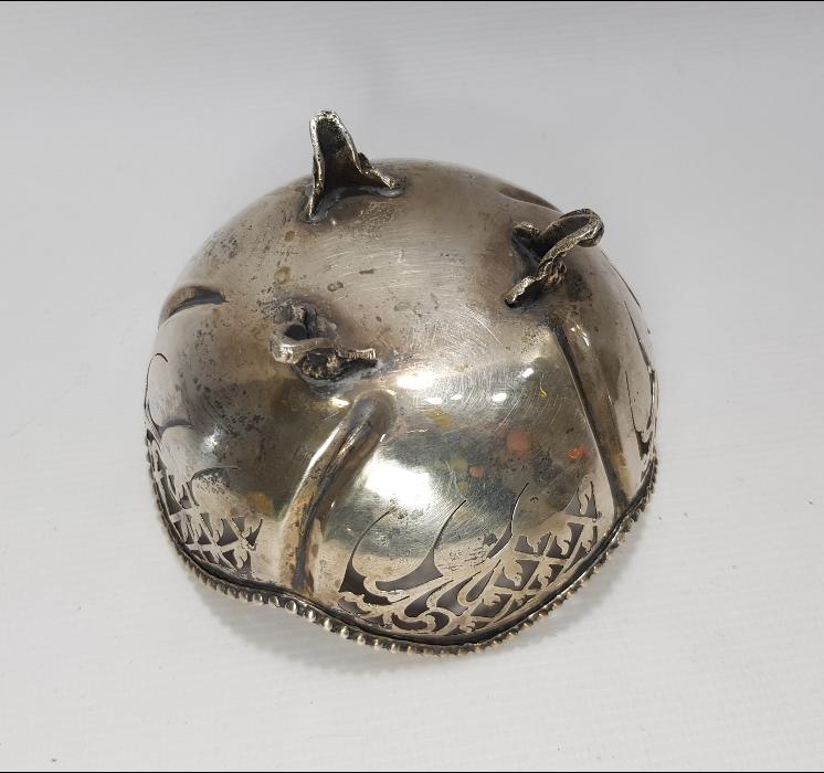 KIL TESTERE İŞÇİLİKLİ ANTİKA GÜMÜŞ ŞEKERLİK