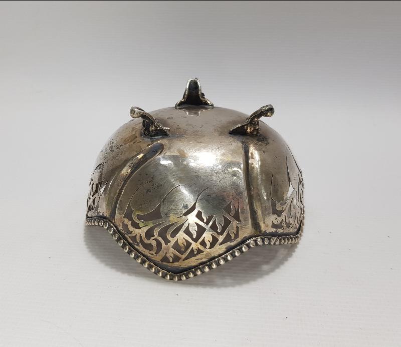 KIL TESTERE İŞÇİLİKLİ ANTİKA GÜMÜŞ ŞEKERLİK