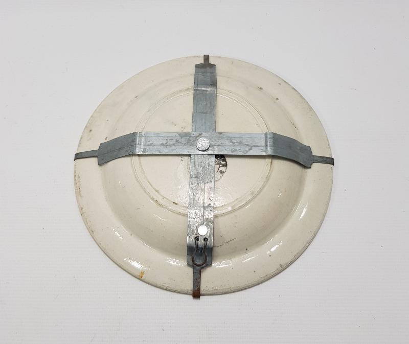 OSMANLI PAZARI ÇİÇEKLİ PORSELEN TABAK 