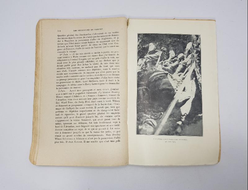 1929 TARİHLİ FRANSIZCA ÇANAKKALE SAVAŞI KİTABI