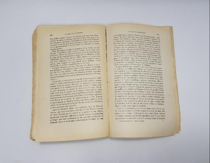 1929 TARİHLİ FRANSIZCA ÇANAKKALE SAVAŞI KİTABI