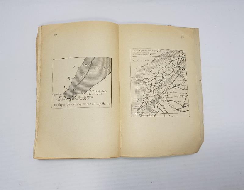 1929 TARİHLİ FRANSIZCA ÇANAKKALE SAVAŞI KİTABI