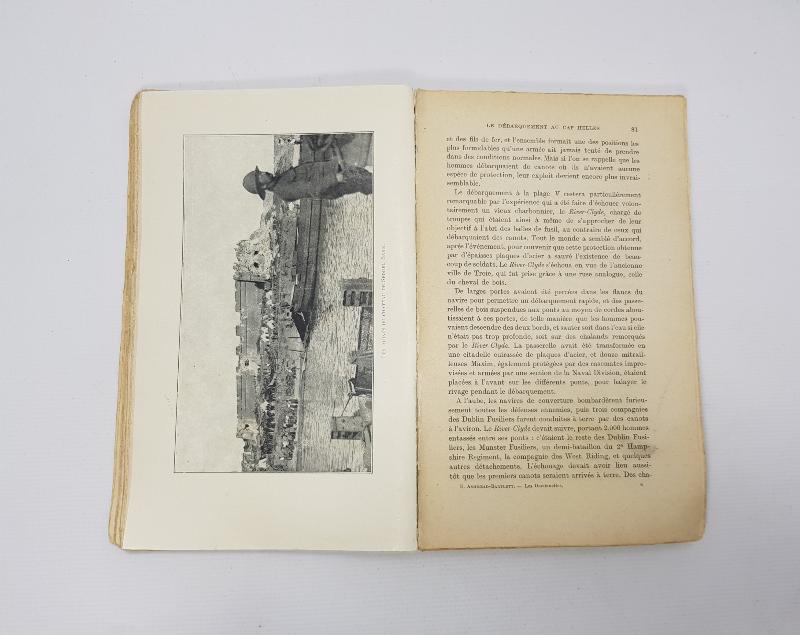 1929 TARİHLİ FRANSIZCA ÇANAKKALE SAVAŞI KİTABI