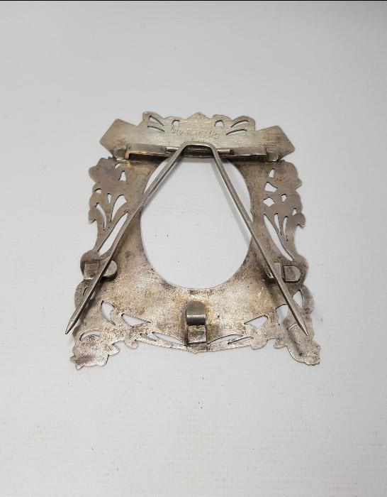 1943 TARİHLİ AJUR İŞÇİLİKLİ GÜMÜŞ RESİMLİK 