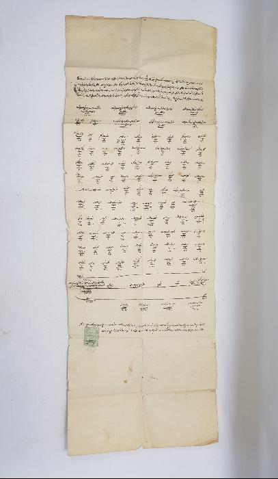 OSMANLI DÖNEMİ EL YAZMA HÜCCET - KADI KARARI 