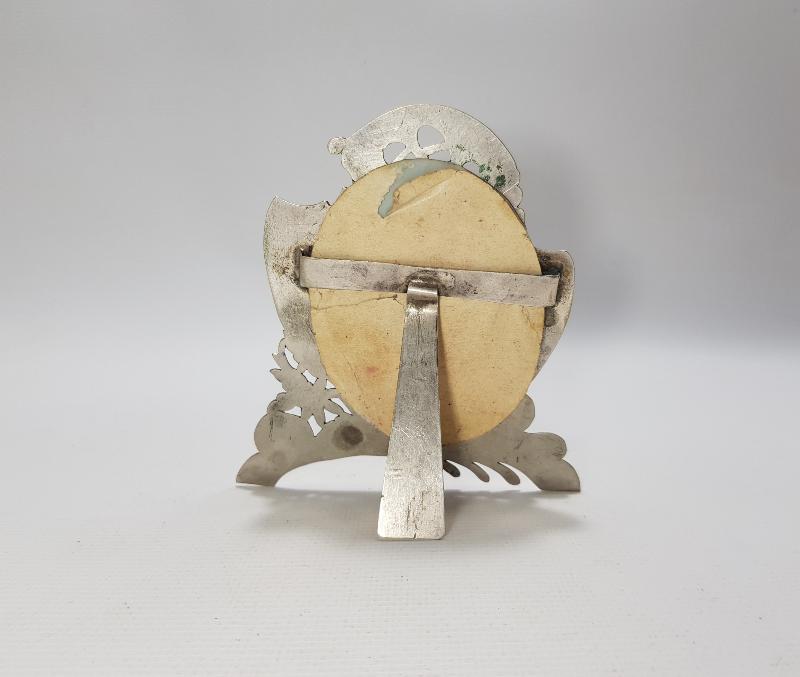 OSMANLI DÖNEMİ KIL TESTERE İŞÇİLİKLİ GÜMÜŞ RESİMLİK 