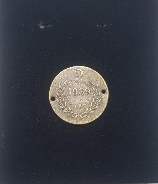 1939 TARİHLİ OYUN ALATI - NADİR JETON 