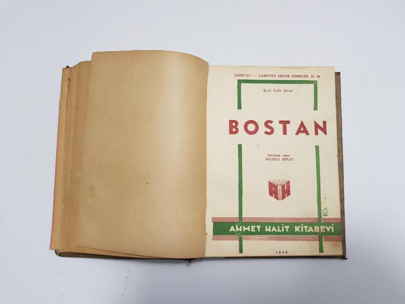 1941 KİLİSLİ RIFAT: ŞEYH SAİDİ ŞİRAZİ - GÜLİSTAN VE BOSTAN