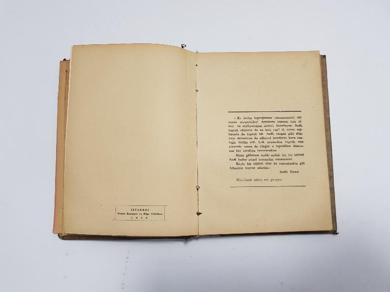 1941 KİLİSLİ RIFAT: ŞEYH SAİDİ ŞİRAZİ - GÜLİSTAN VE BOSTAN