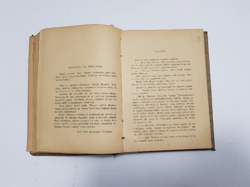 1941 KİLİSLİ RIFAT: ŞEYH SAİDİ ŞİRAZİ - GÜLİSTAN VE BOSTAN