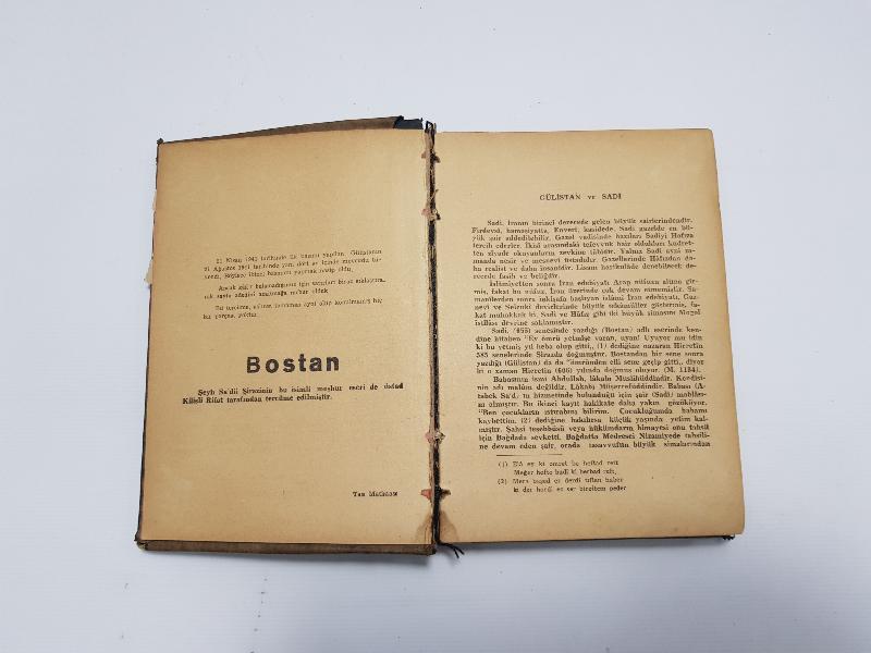 1941 KİLİSLİ RIFAT: ŞEYH SAİDİ ŞİRAZİ - GÜLİSTAN VE BOSTAN