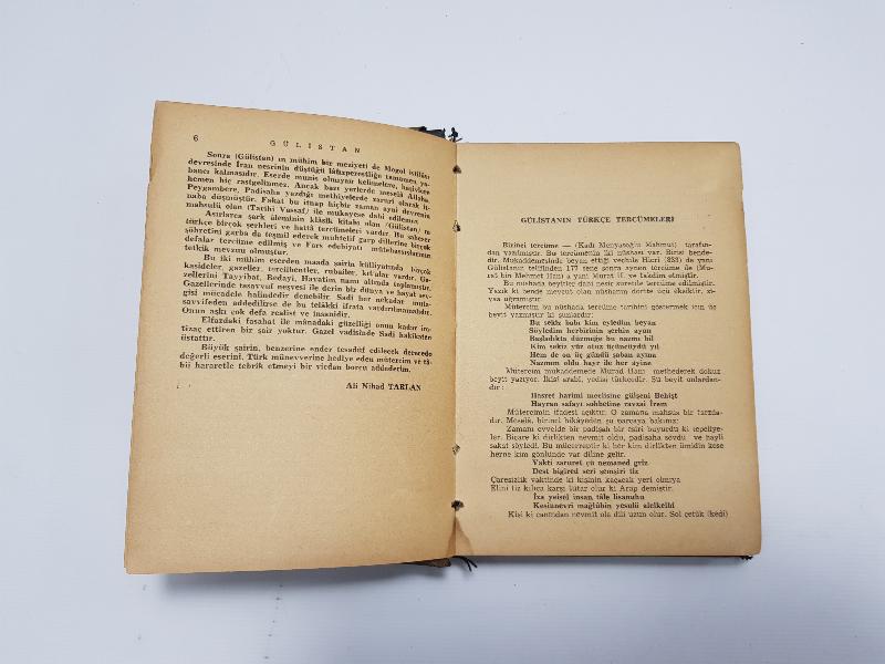 1941 KİLİSLİ RIFAT: ŞEYH SAİDİ ŞİRAZİ - GÜLİSTAN VE BOSTAN