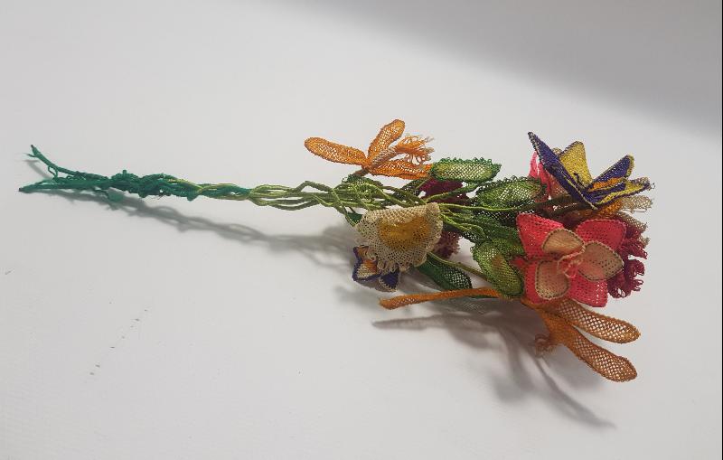 BERGAMA KOZAK YÖRESİ İĞNE OYASI GELİN ÇİÇEĞİ