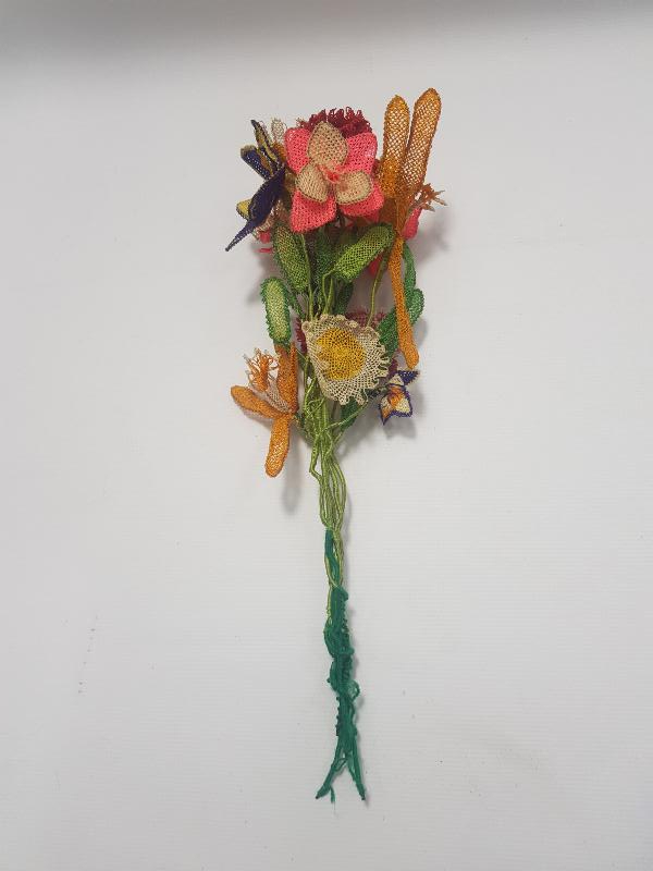 BERGAMA KOZAK YÖRESİ İĞNE OYASI GELİN ÇİÇEĞİ