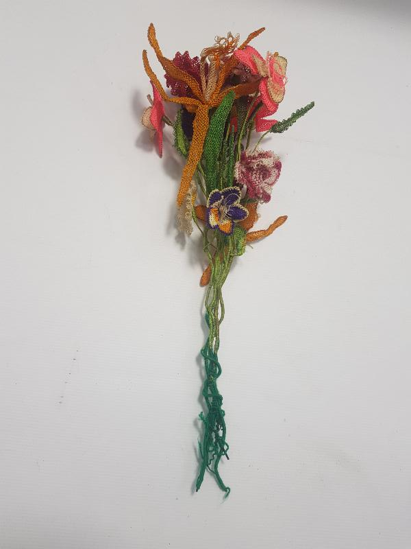 BERGAMA KOZAK YÖRESİ İĞNE OYASI GELİN ÇİÇEĞİ