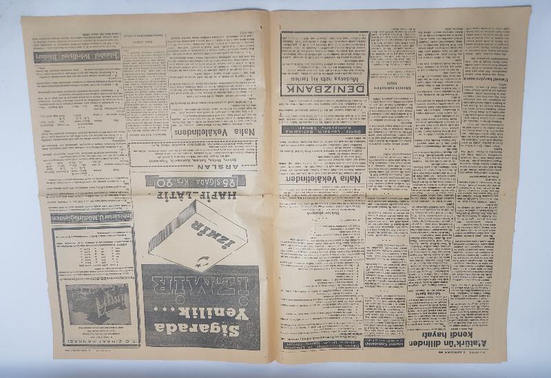 GAZİ MUSTAFA KEMAL ATATÜRK'ÜN VEFATI 11 KASIM 1938 KURUN GAZETESİ