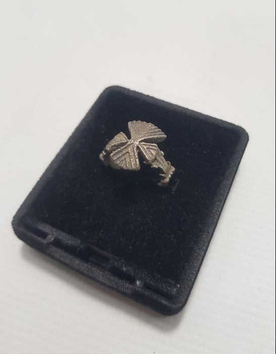 HAÇ GÖRSELLİ GÜMÜŞ BAYAN YÜZÜK