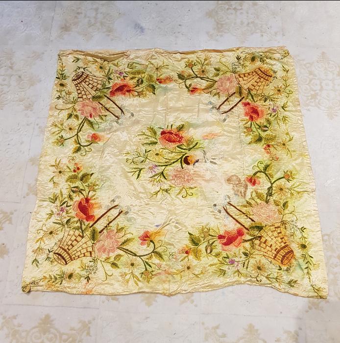 OSMANLI DÖNEMİ ÇOK NADİR RUM İŞİ ÇOCUK DOĞDULUĞU İPEK BOHÇA