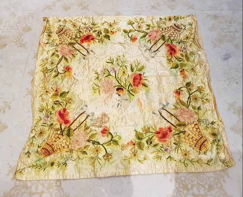 OSMANLI DÖNEMİ ÇOK NADİR RUM İŞİ ÇOCUK DOĞDULUĞU İPEK BOHÇA