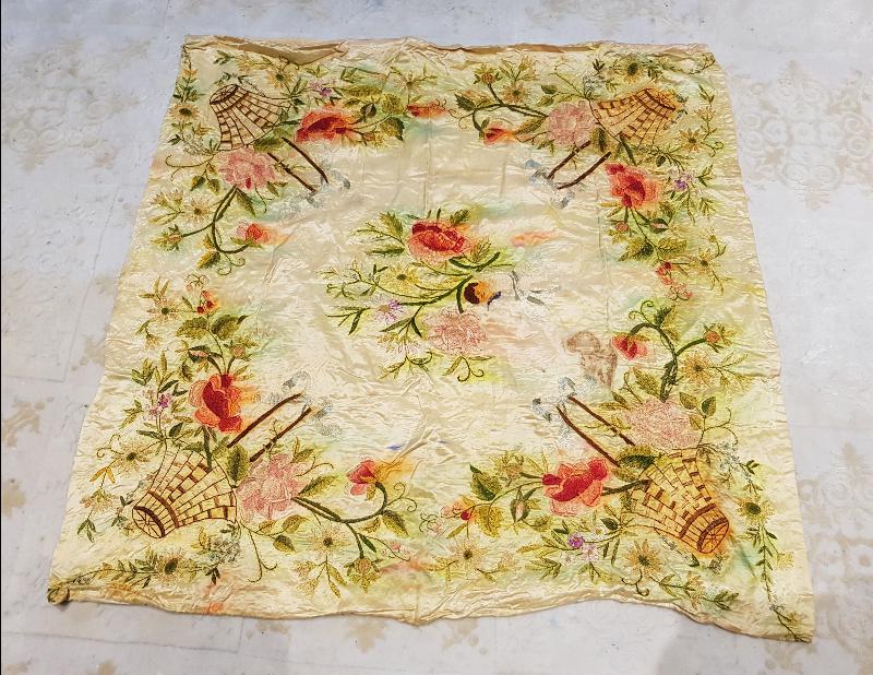 OSMANLI DÖNEMİ ÇOK NADİR RUM İŞİ ÇOCUK DOĞDULUĞU İPEK BOHÇA