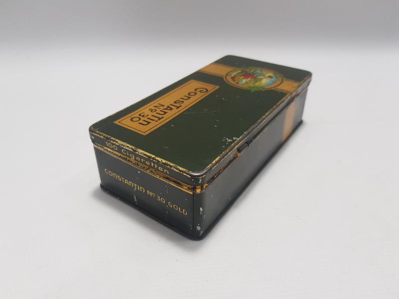 OSMANLI DÖNEMİ CONSTANTIN TENEKE SİGARA KUTUSU