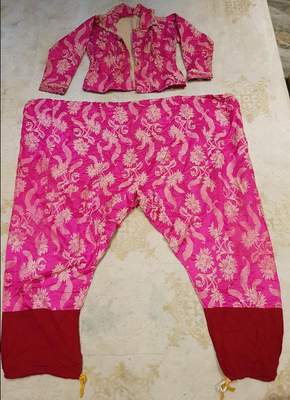 OSMANLI DÖNEMİ ELMASİYE CEPKEN VE ŞALVAR TAKIMI