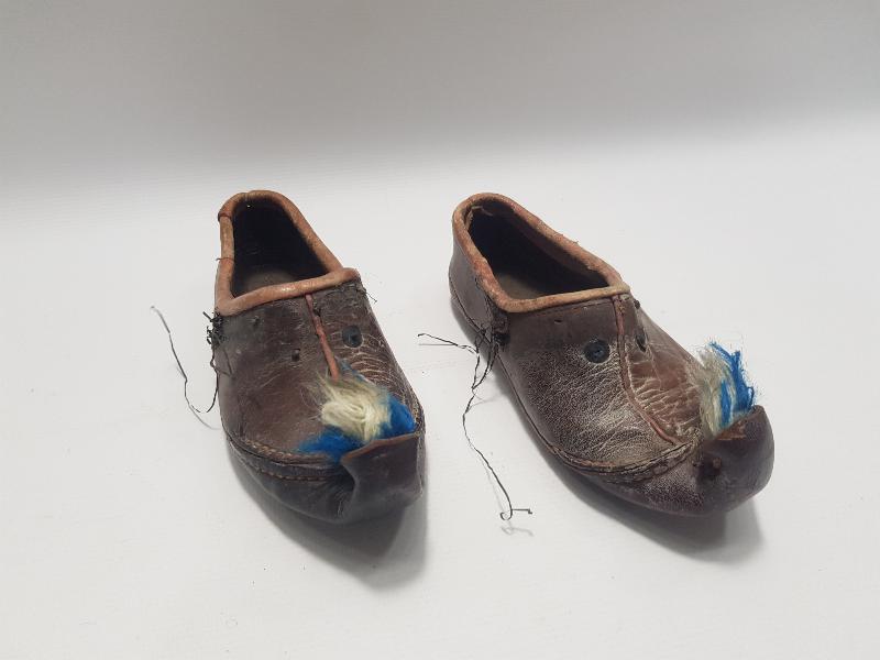 OSMANLI DÖNEMİ ÇOK NADİR, RUM ÇOCUK AYAKKABISI PALİKARYA