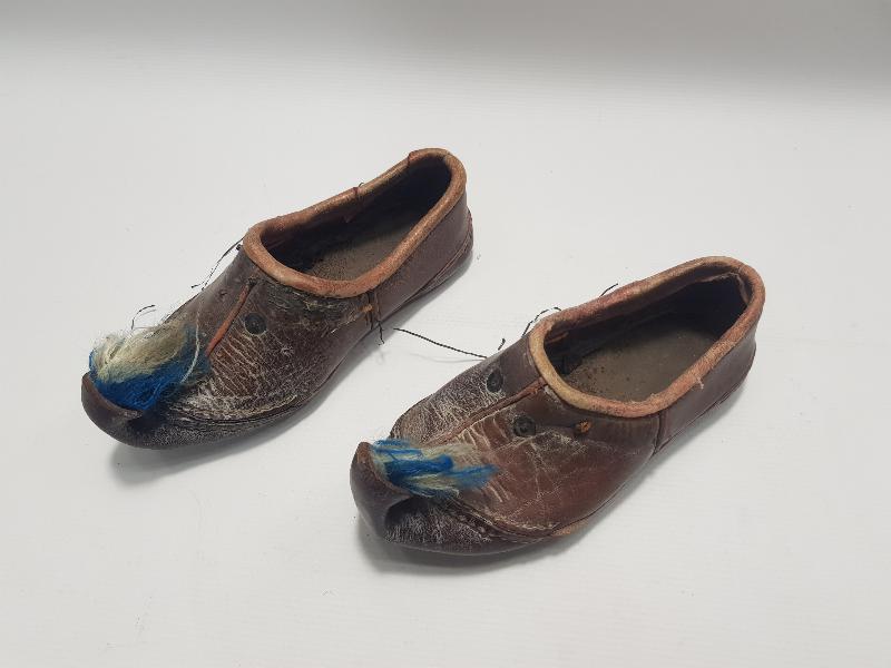 OSMANLI DÖNEMİ ÇOK NADİR, RUM ÇOCUK AYAKKABISI PALİKARYA