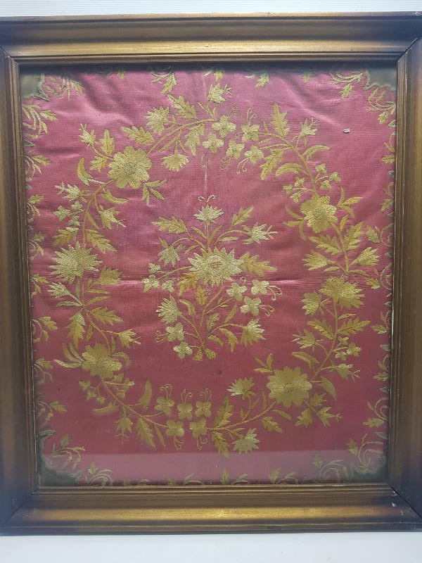 OSMANLI DÖNEMİ RUM İŞİ İPEK PANO