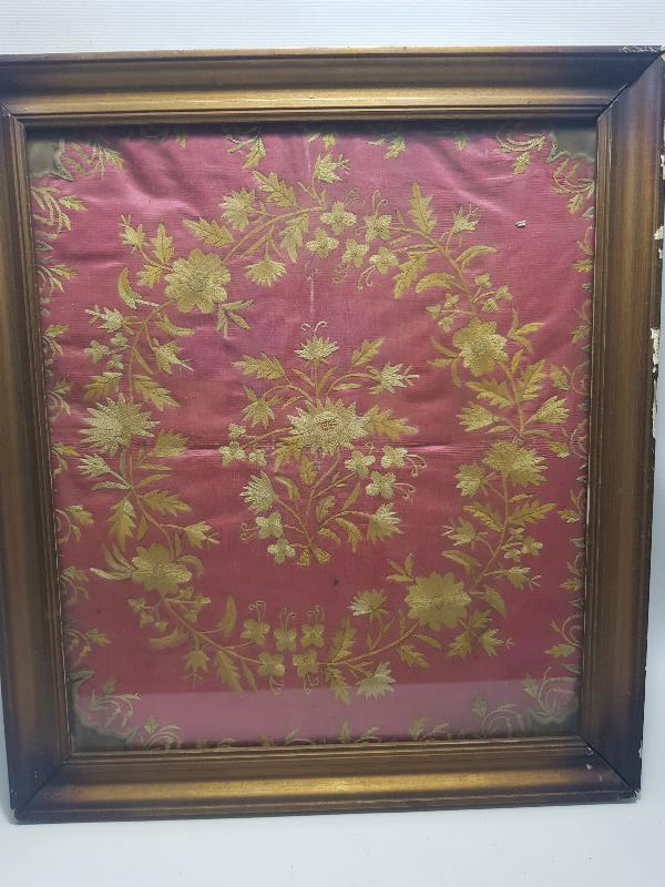 OSMANLI DÖNEMİ RUM İŞİ İPEK PANO