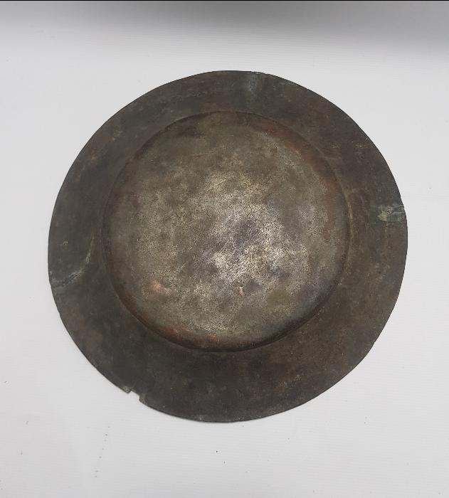 OSMANLI DÖNEMİ ÜZERİ ERMENİCE YAZILI BAKIR LENGER