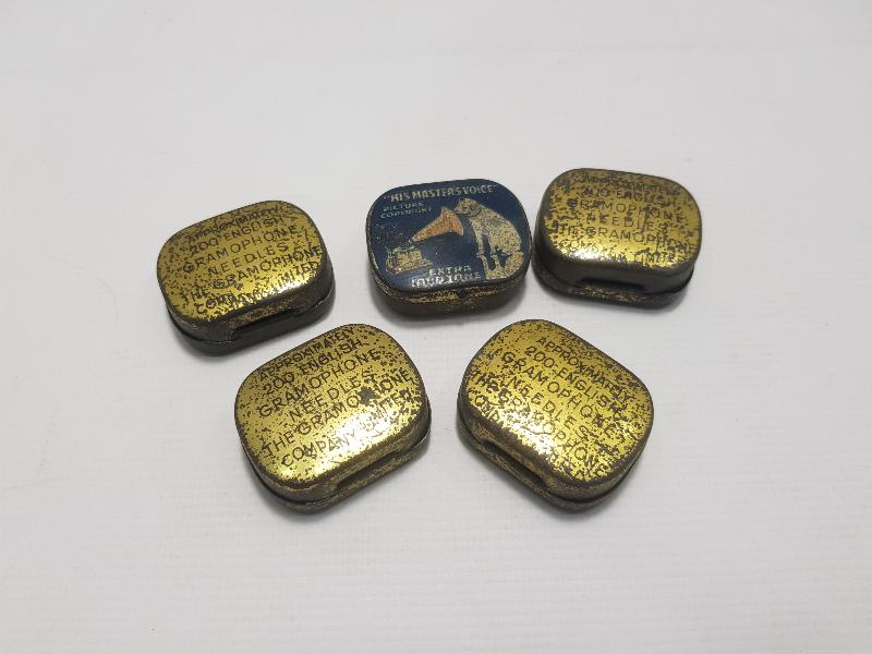 SAHİBİNİN SESİ MARKA GRAMOFON İĞNE KUTULARI LOTU