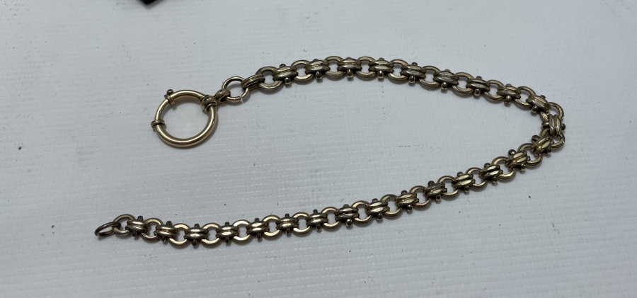 1900 BAŞLARI ALTIN KAPLAMA ANTİKA CEP SAATİ KÖSTEĞİ