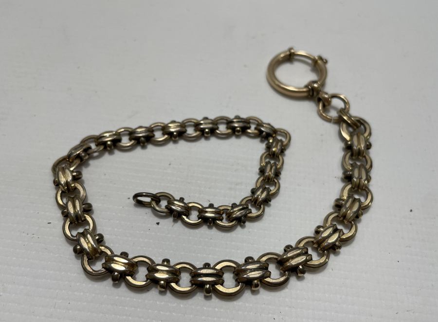 1900 BAŞLARI ALTIN KAPLAMA ANTİKA CEP SAATİ KÖSTEĞİ