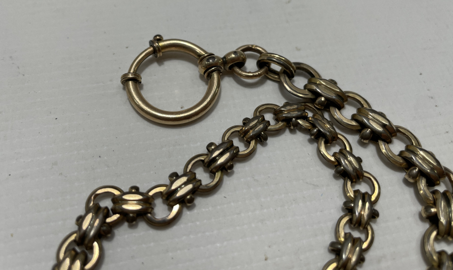 1900 BAŞLARI ALTIN KAPLAMA ANTİKA CEP SAATİ KÖSTEĞİ