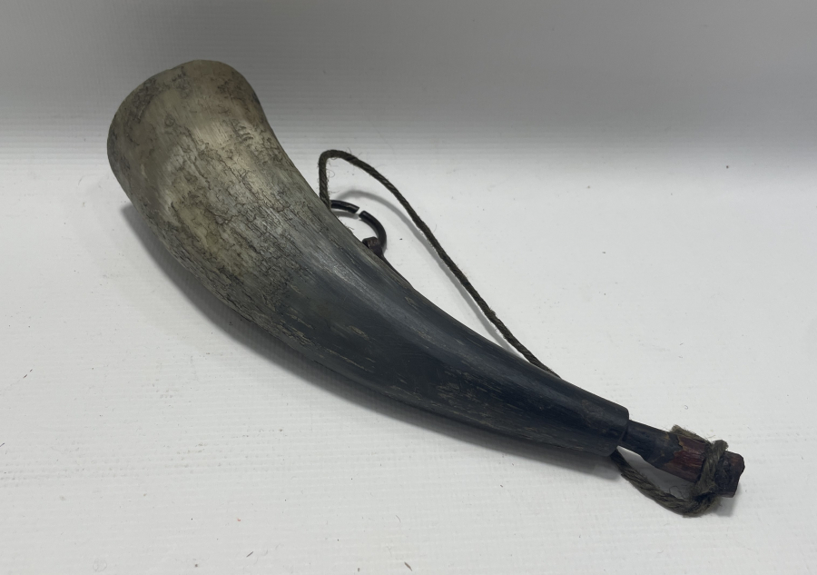 OSMANLI DÖNEMİ BOYNUZ BARUTLUK