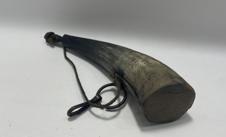 OSMANLI DÖNEMİ BOYNUZ BARUTLUK