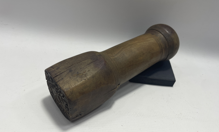 OSMANLI DÖNEMİ RUMCA YAZILI ÇOK NADİR SABUN AHŞAP SABUN DAMGASI