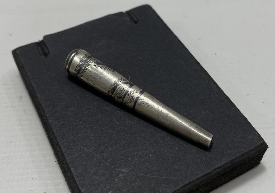 OSMANLI DÖNEMİ SAVATLI NARGİLE MARPUCU - NARGİLE SİPSİSİ