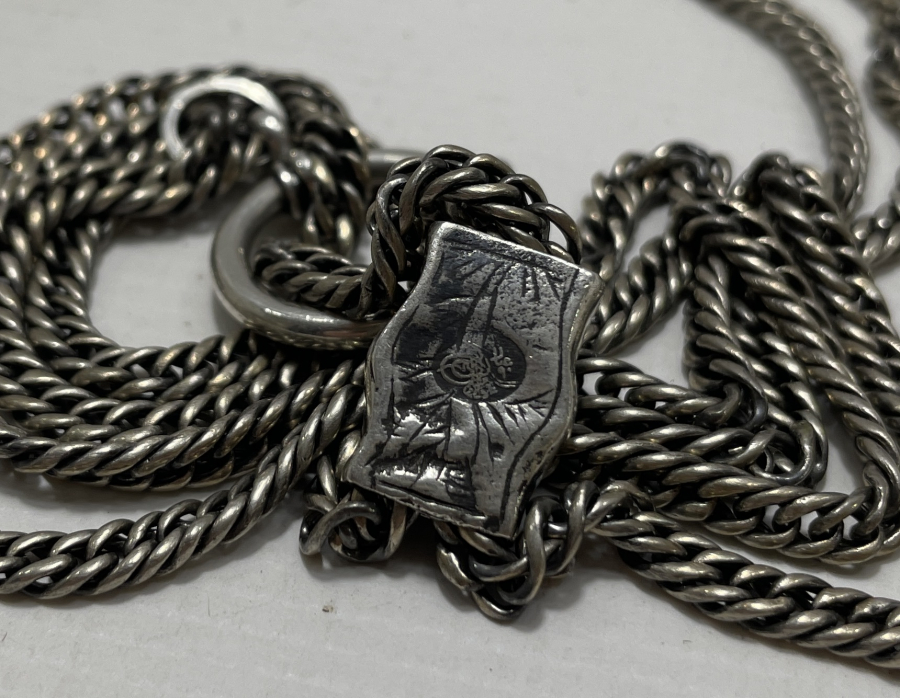 OSMANLI DÖNEMİ TUĞRALI GÜMÜŞ CEP SAATİ KÖSTEĞİ