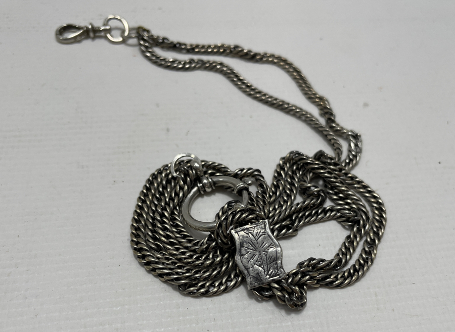 OSMANLI DÖNEMİ TUĞRALI GÜMÜŞ CEP SAATİ KÖSTEĞİ