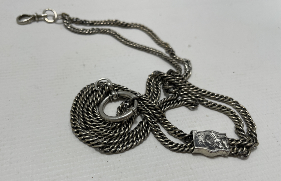 OSMANLI DÖNEMİ TUĞRALI GÜMÜŞ CEP SAATİ KÖSTEĞİ