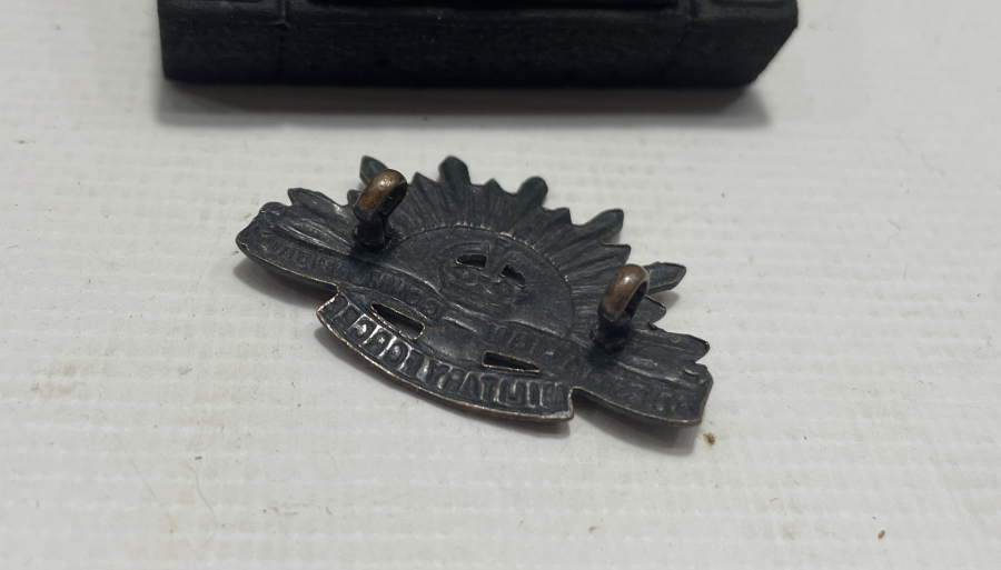 1. DÜNYA SAVAŞI DÖNEMİ NADİR ANZAK ASKERİ ŞAPKA KOKARTI