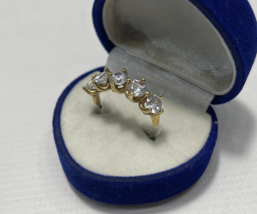 5 TAŞ GÜMÜŞ YÜZÜK