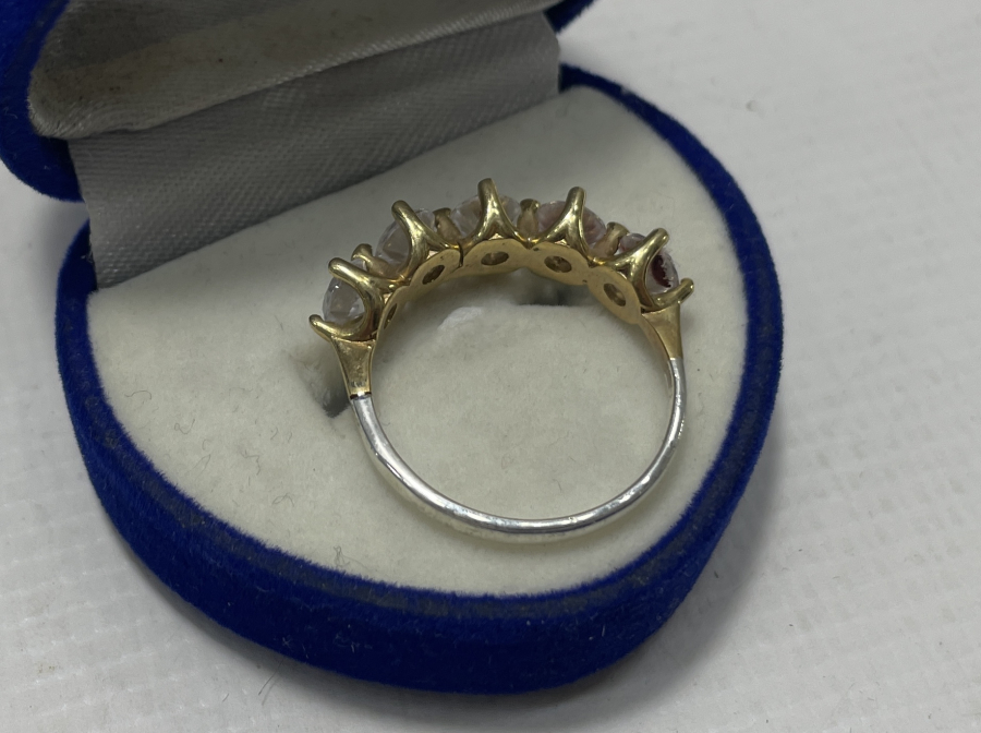 5 TAŞ GÜMÜŞ YÜZÜK