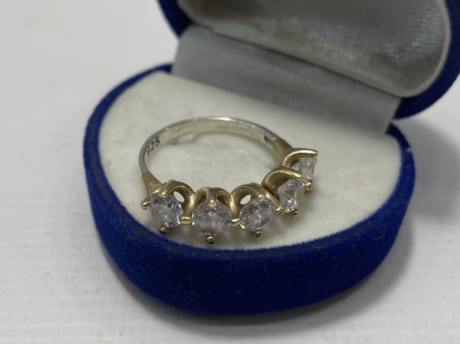 5 TAŞ GÜMÜŞ YÜZÜK