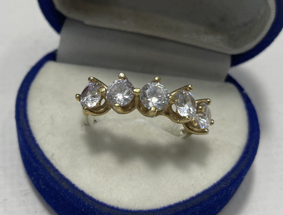 5 TAŞ GÜMÜŞ YÜZÜK